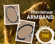 Pferdehaar-Armband - ganz
