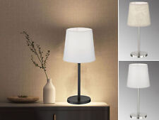 Kleine Designklassiker Nachttischlampen mit Stofflampenschirm - Bauhaus Lampen