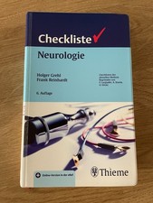 Checkliste Neurologie Holger Grehl Frank Reinhardt 6. Auflage 2016 Thieme Verlag