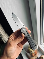 Chris Reeve Small Inkosi Tanto Canvas Micarta EDC Messer