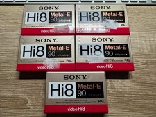 6 Sony Hi8 E5-90HME Kassetten
