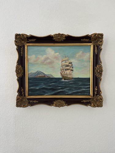 ölgemälde segelschiff - Ölgemälde, g
