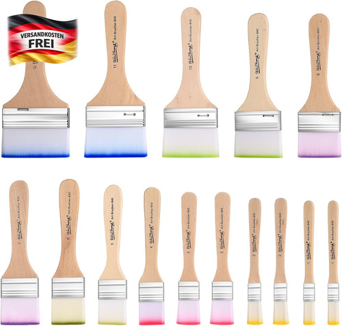 Acrylpinsel set stück für - 15,