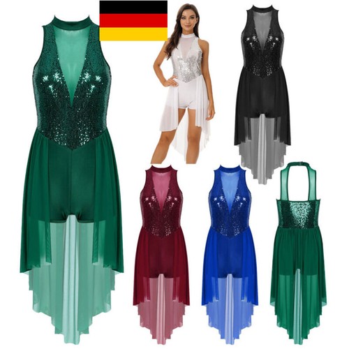 Damen tanzkleid pailletten - de,