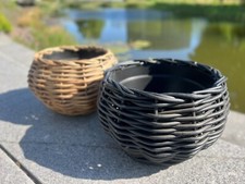 Pflanzkorb Rattan Kubo