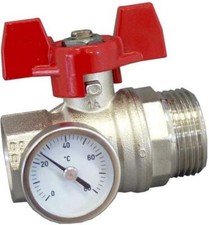 OVENTROP Kugelhahn, roter