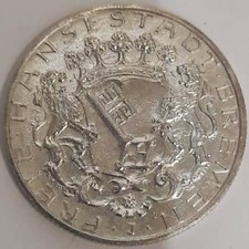Kaiserreich Bremen 2 Mark 1904