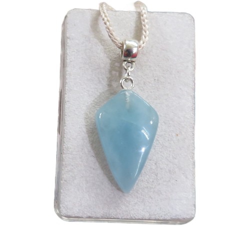 Aquamarin cabochon anhänger - aquamarin,