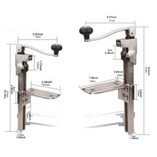 Gewerblicher Tischdosenöffner, manueller Dosenöffner für Restaurants und