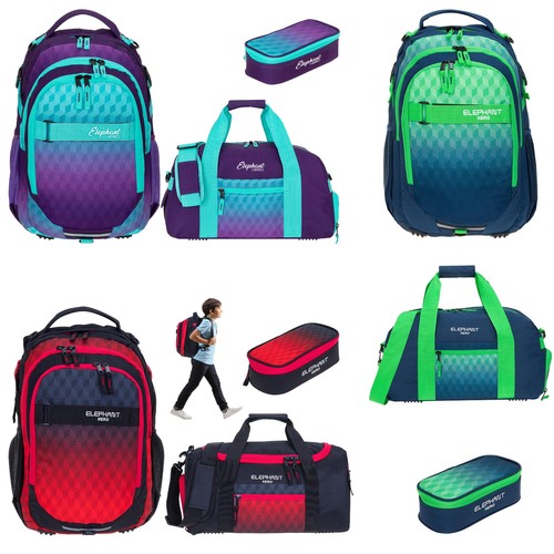 Schulrucksack set elephant - 3,