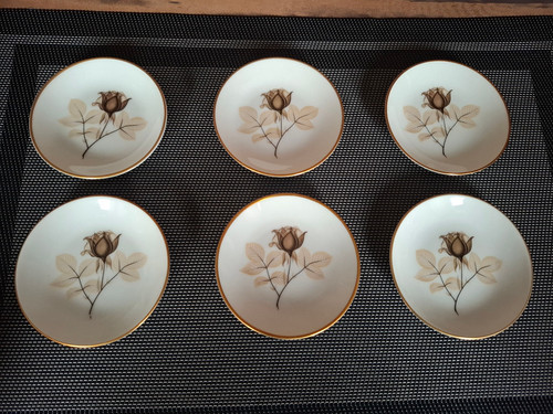 Rosenthal gebäckteller - 6x,