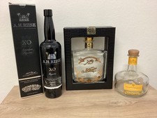Rum Ron Millonario XO, A.H. Riise U.a.  3 Flaschen empty Bar und Deko