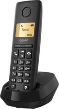 Gigaset Pure 120 Schnurloses DECT Telefon Hörgerätekompatibel Schwarz Verp besch