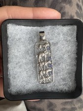 Silver Pendant with African