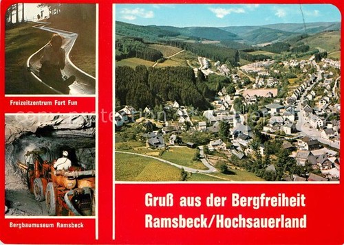 Ramsbeck fliegeraufnahme - ramsbeck,