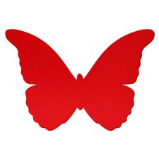 Roter filz schmetterling - roter,