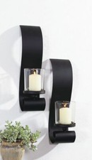 2er Set Wandkerzenhalter