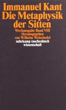 Immanuel kant werkausgabe band - kant,