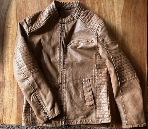 Herren lederjacke braun - lederjacke,