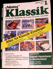 MOTOR KLASSIK 1-92+PORSCHE