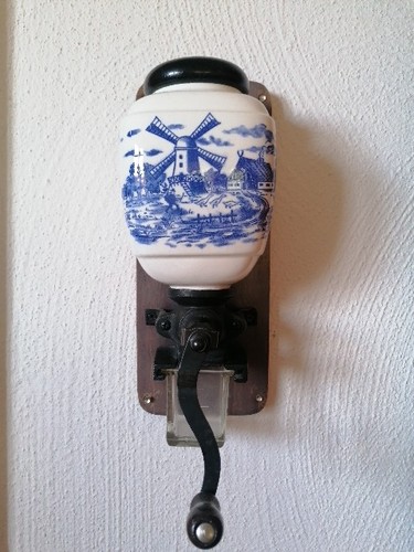 Wandkaffeemühle delfter - wandkaffeemühle,