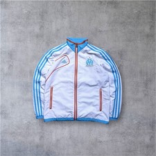 Vintage Adidas Marseille Track Jacket | Retro 2000s Style | Classic Football