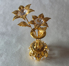Swarovski  Crystal Temptation Blumenvase 24 K vergoldet mit Swarovski Kristallen