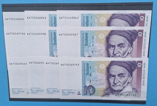 Deutsche mark 1989 zehn - 10,