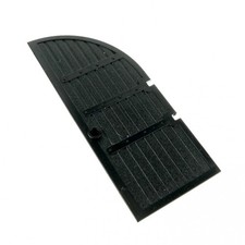 1x Lego Tür Blatt 1x5x10 schwarz gewölbt Tor Haus Flügel Gatter 4161048 2400