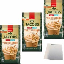 Jacobs Latte Hot Cold Salted Caramel  3er Pack 3x340g Packung + usy Block