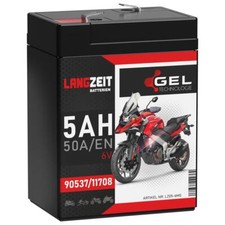LANGZEIT Gel Batterie 6V 5Ah