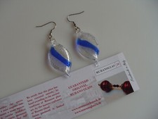 Murano Glas Ohrringe aus