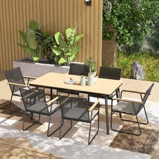 Outsunny Sitzgruppe 7-teilig