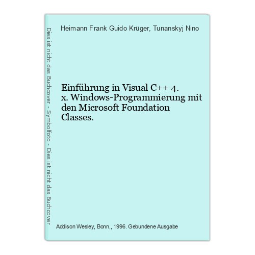 Einführung visual 4 - einführung, c++
