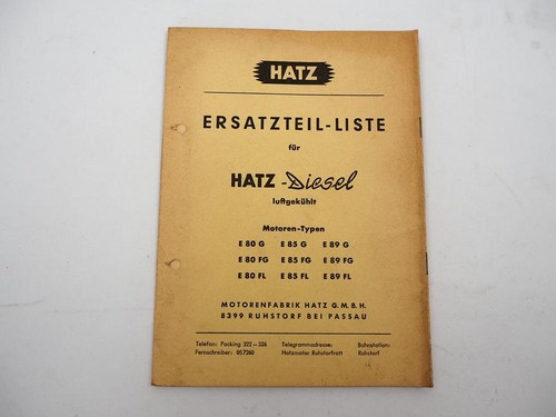 Original hatz 89 - e,
