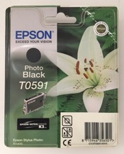 Original Epson T0591 Photo Schwarz Epson Stylus Photo R2400