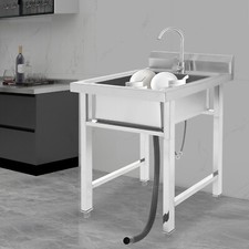 Spültisch Spülbecken Edelstahlspüle Gastrospüle Edelstahlspüle Spüle 1 Becken