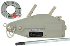 800kg Seilwinde Handseilwinde Forstseilwinde Ø8,3mm Länge 20m Bergewinde W1128