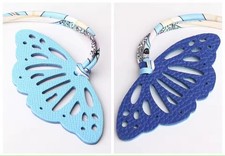 Schmetterling Leder Taschenanhänger Anhänger Schlüsselanhänger Accessoire für Damen Handtaschen