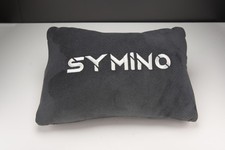 SYMINO Velour-Kopfkissen Gaming Chair Gamingstuhl-Nackenkissen Kopfstütze grau