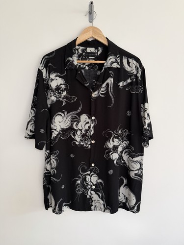 Allsaints schwarz hemd - schwarz,