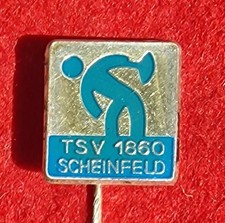 Anstecknadel Fussball/Eisstockschiessen Bayern TSV 1860 Scheinfeld