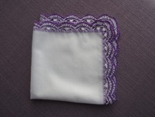 Taschentuch, Damen, umhäkelt