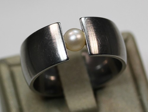 Stahl ring moderner - gr, 54