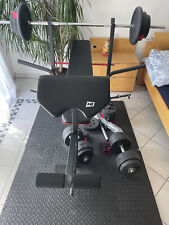 Hop-Sport zusammenklappbare Hantelbank HS-1055 mit Curlpult, Butterfly und Beinc