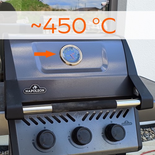 Doppelte wandung gasgrills - doppelte,