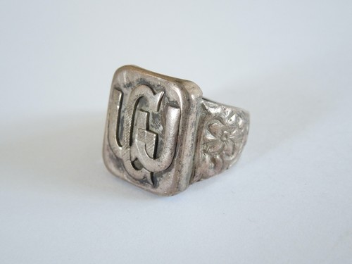 Antik 800 silber - 800, siegelring