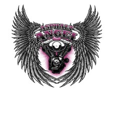 Damen Shirt Biker Motiv