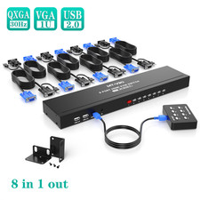 MT-VIKI 8 Port VGA KVM Switch
