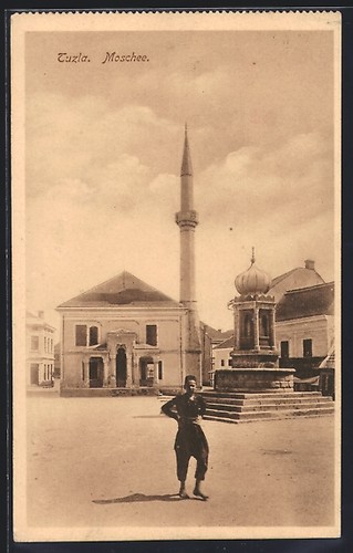 Tuzla moschee ansichtskarte - moschee,,